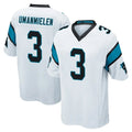 C.Panthers #3 Princely Umanmielen Player White Game Kdoa Stitched Jerseys