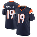 D.Broncos #19 Marvin Mims Jr. Player Navy Home Game Kdoa Stitched Jerseys