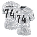 D.Broncos #74 Ben Powers Player Arctic Camo Salute To Service Limited Kdoa Stitched Jerseys