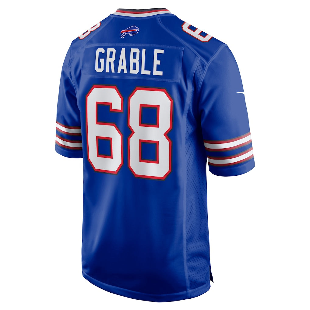 Kdoa B.Bills #68 Tylan Grable Royal Game Jersey