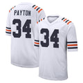 C.Bears #34 Walter Payton Player White Classic Home Game Kdoa Stitched Jerseys