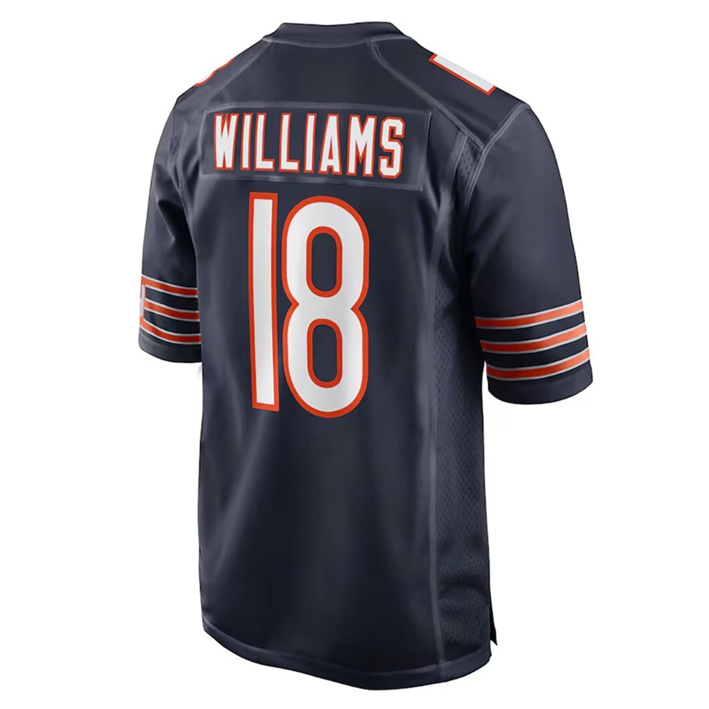 C.Bears #18 Caleb Williams Player Navy Home Game Kdoa Stitched Jerseys