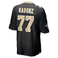 Kdoa NO.Saints #77 Dillon Radunz Black Team Game Jersey