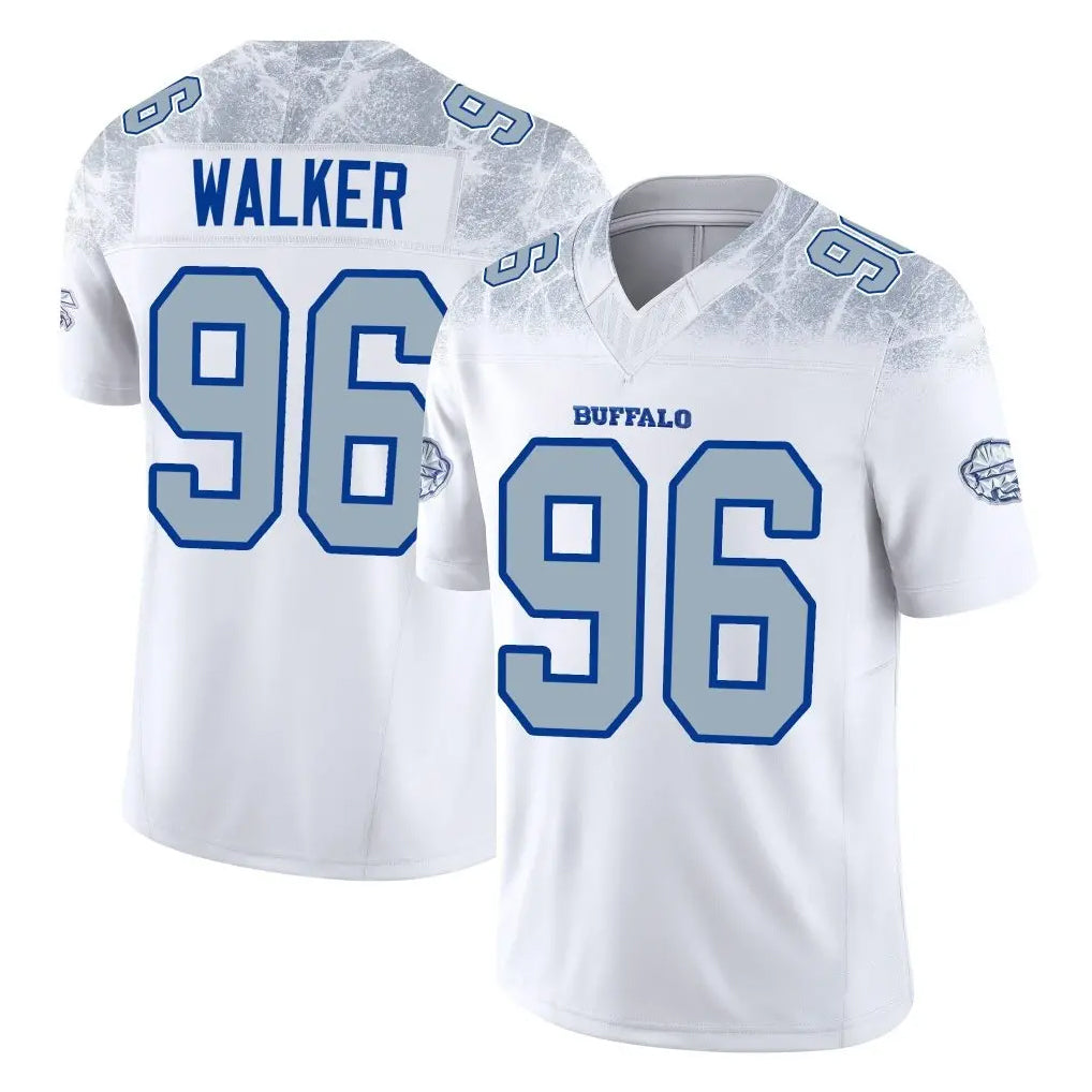 B.Bills #96 Deone Walker Player White Rivalries Collection Limited Game Kdoa Stitched Jerseys