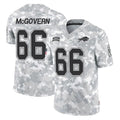B.Bills #66 Connor McGovern Player Arctic Camo Salute to Service Limited Game Kdoa Stitched Jerseys