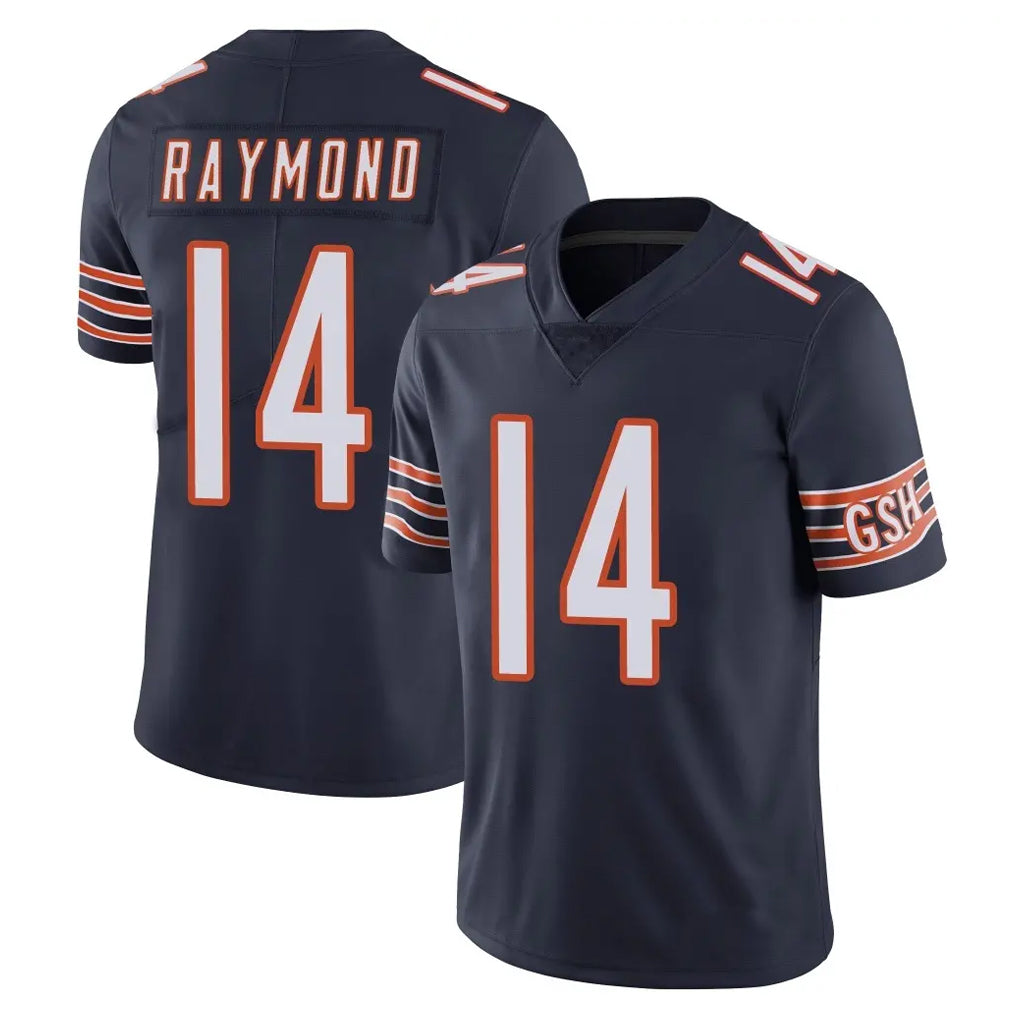 C.Bears #14 Kalif Raymond Player Navy Vapor Untouchable Limited Home Game Kdoa Stitched Jerseys