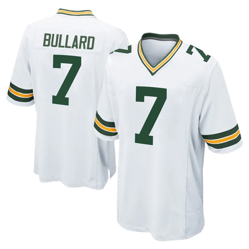 GB.Packers #7 Javon Bullard Player White Home Game Kdoa Stitched Jerseys
