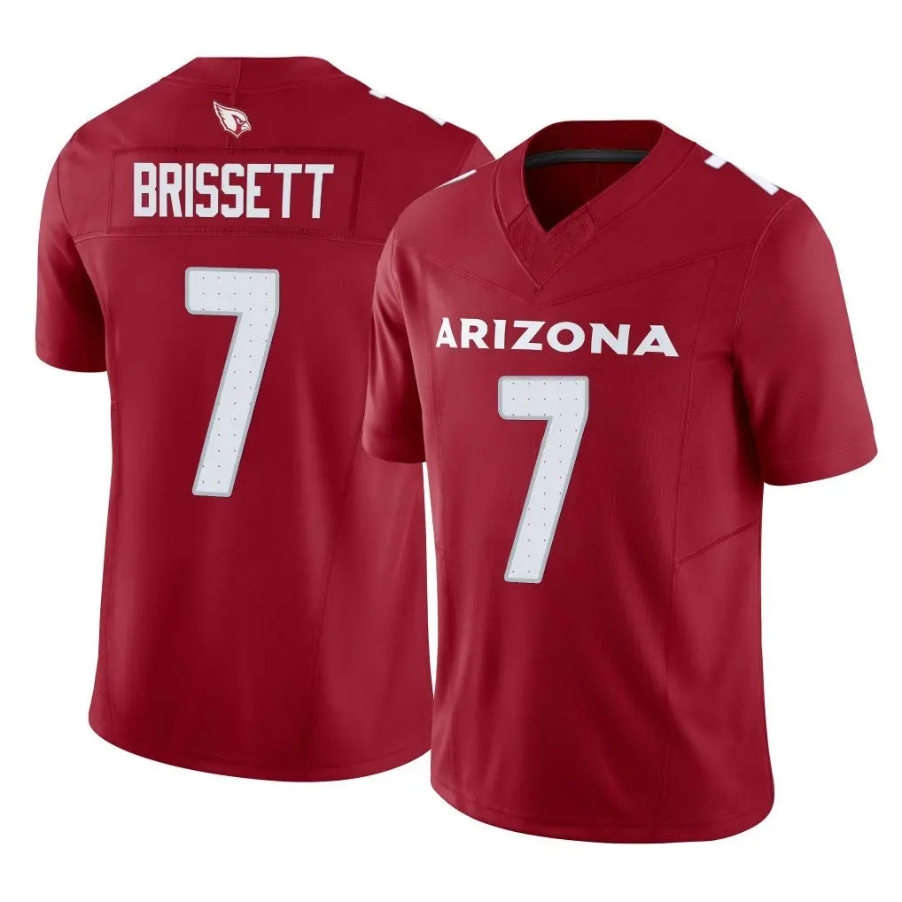 A.Cardinals #7 Jacoby Brissett Player Cardinal Vapor F.U.S.E. Limited Home Game Kdoa Stitched Jerseys