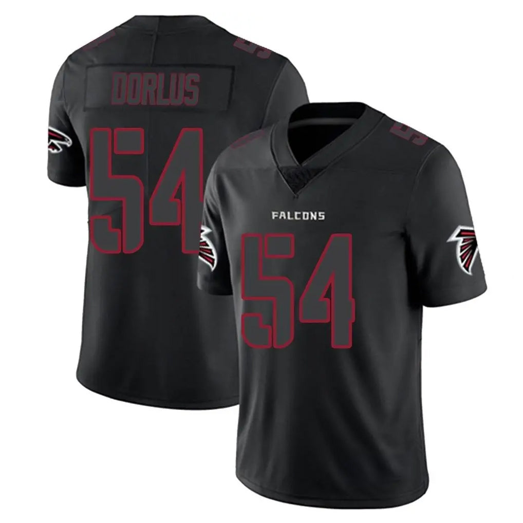 A.Falcons #54 Brandon Dorlus Player Black Impact Limited Game Kdoa Stitched Jerseys