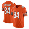 C.Bears #84 Colston Loveland Player Orange Vapor F.U.S.E. Limited Home Game Kdoa Stitched Jerseys