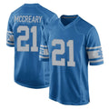 D.Lions #21 Roger McCreary Player Blue Vapor Untouchable Throwback Game Kdoa Stitched Jerseys
