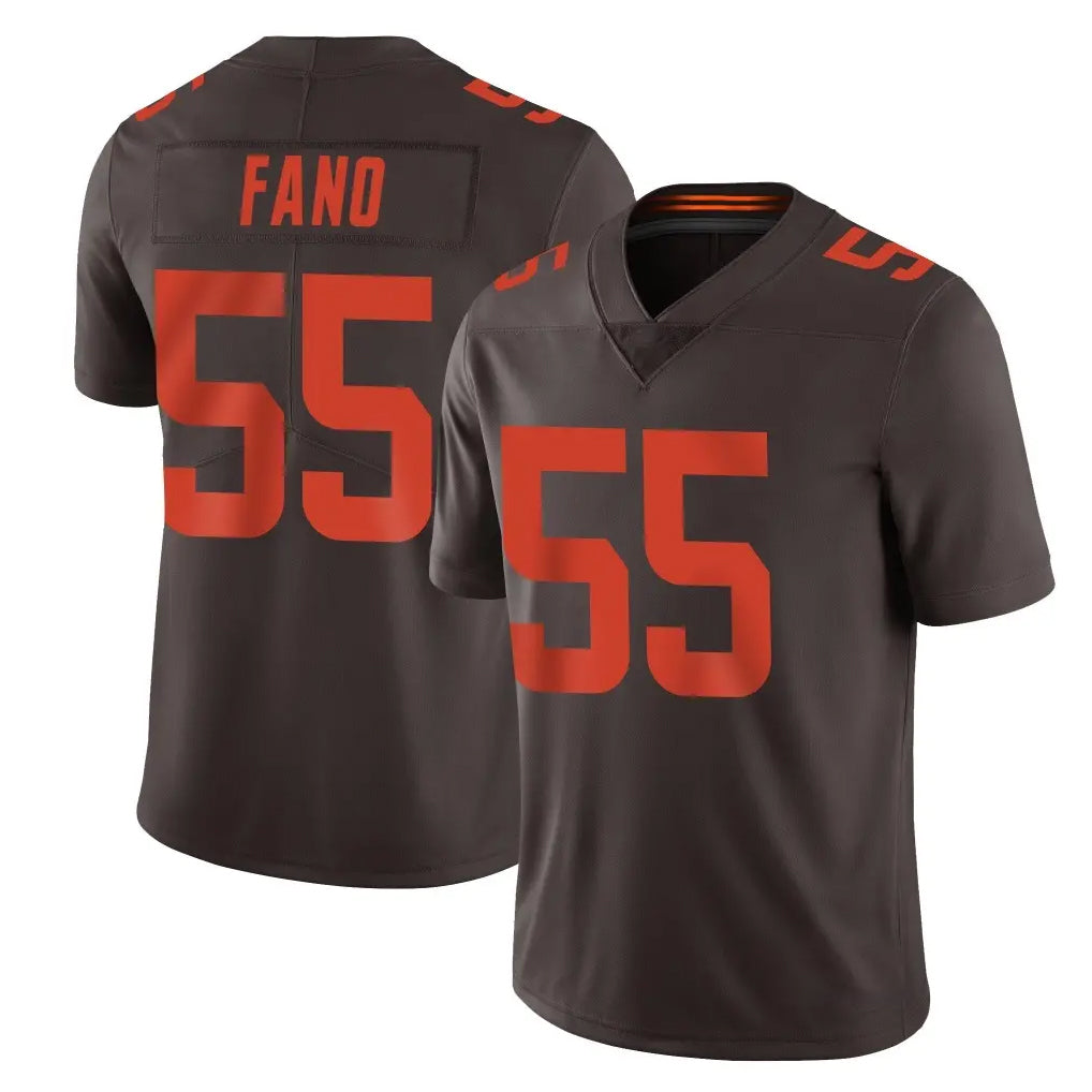 C.Browns #55 Spencer Fano Player Browns Color Rush Limited Home Game Kdoa Stitched Jerseys