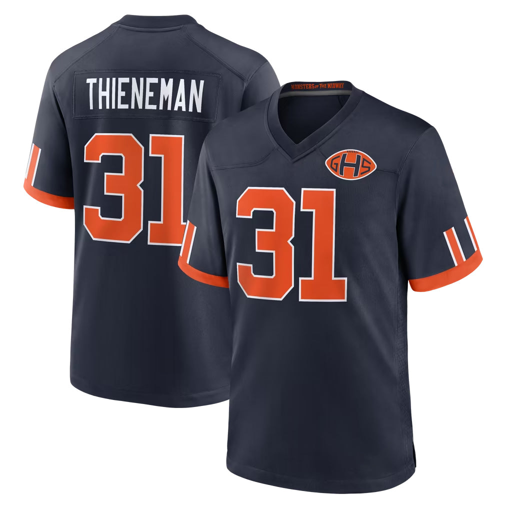 C.Bears #31 Dillon Thieneman Player Navy 2026 Rivalries Collection Home Game Kdoa Stitched Jerseys
