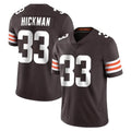 C.Browns #33 Ronnie Hickman Player Brown Color Vapor Untouchable Limited Home Game Kdoa Stitched Jerseys