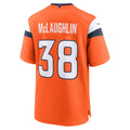 Kdoa D.Broncos #38 Jaleel McLaughlin Orange Alternate Game Jersey