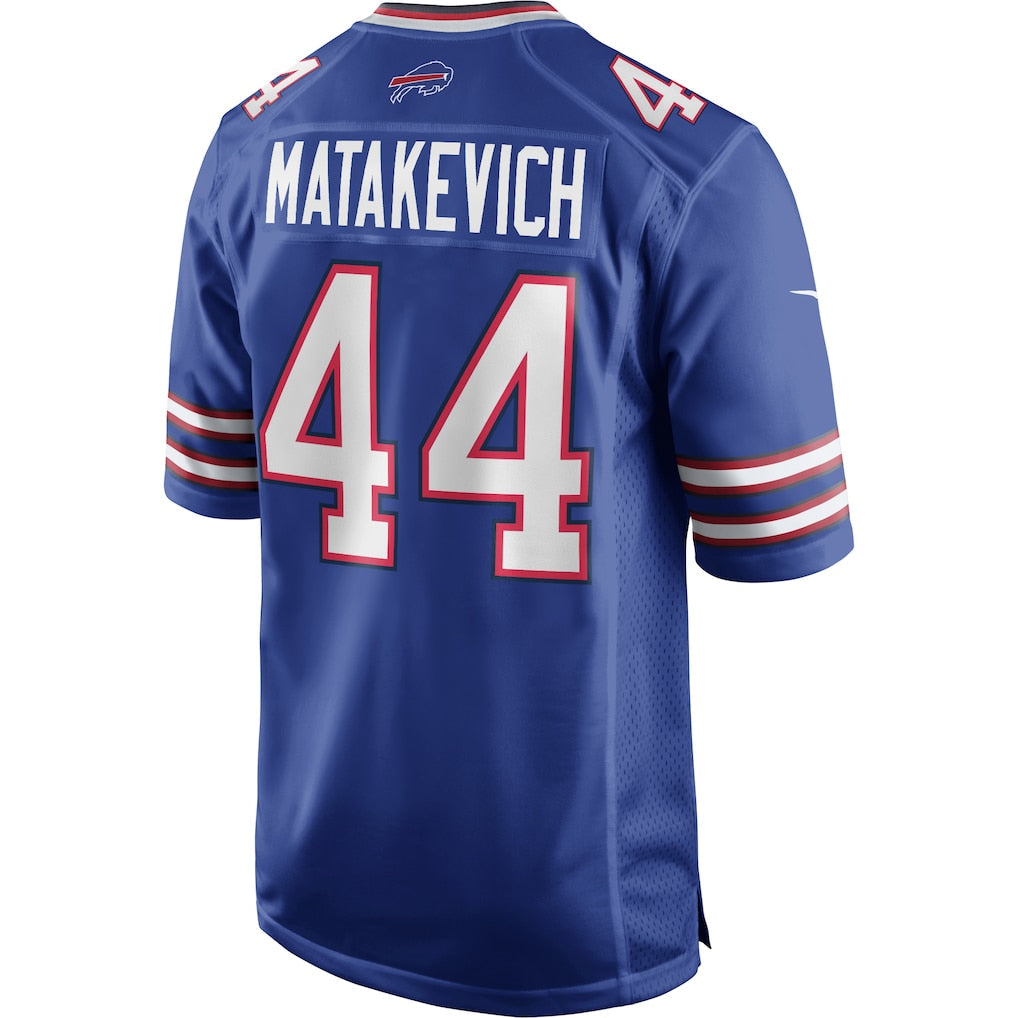 Kdoa B.Bills #44 Tyler Matakevich Royal Team Game Jersey