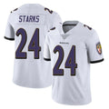 B.Ravens #24 Malaki Starks Player White Vapor F.U.S.E. Limited Kdoa Stitched Jerseys