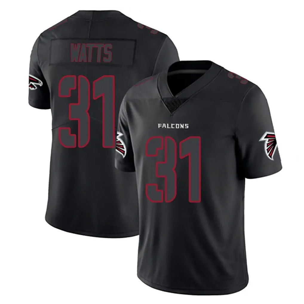 A.Falcons #31 Xavier Watts Player Black Impact Limited Game Kdoa Stitched Jerseys