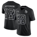 MN.Vikings #18 Justin Jefferson Player Black Limited 2026 Salute to Service Home Game Kdoa Stitched Jerseys