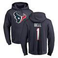 H.Texans #1 Tank Dell Player Navy Pro Line Pullover Hoodie Limited Game Kdoa Stitched Jerseys