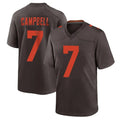 C.Browns #7 Tyson Campbell Player Brown Alternate Home Game Kdoa Stitched Jerseys