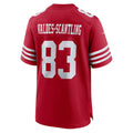 Kdoa SF.49ers #83 Marquez Valdes-Scantling Scarlet Team Game Jersey