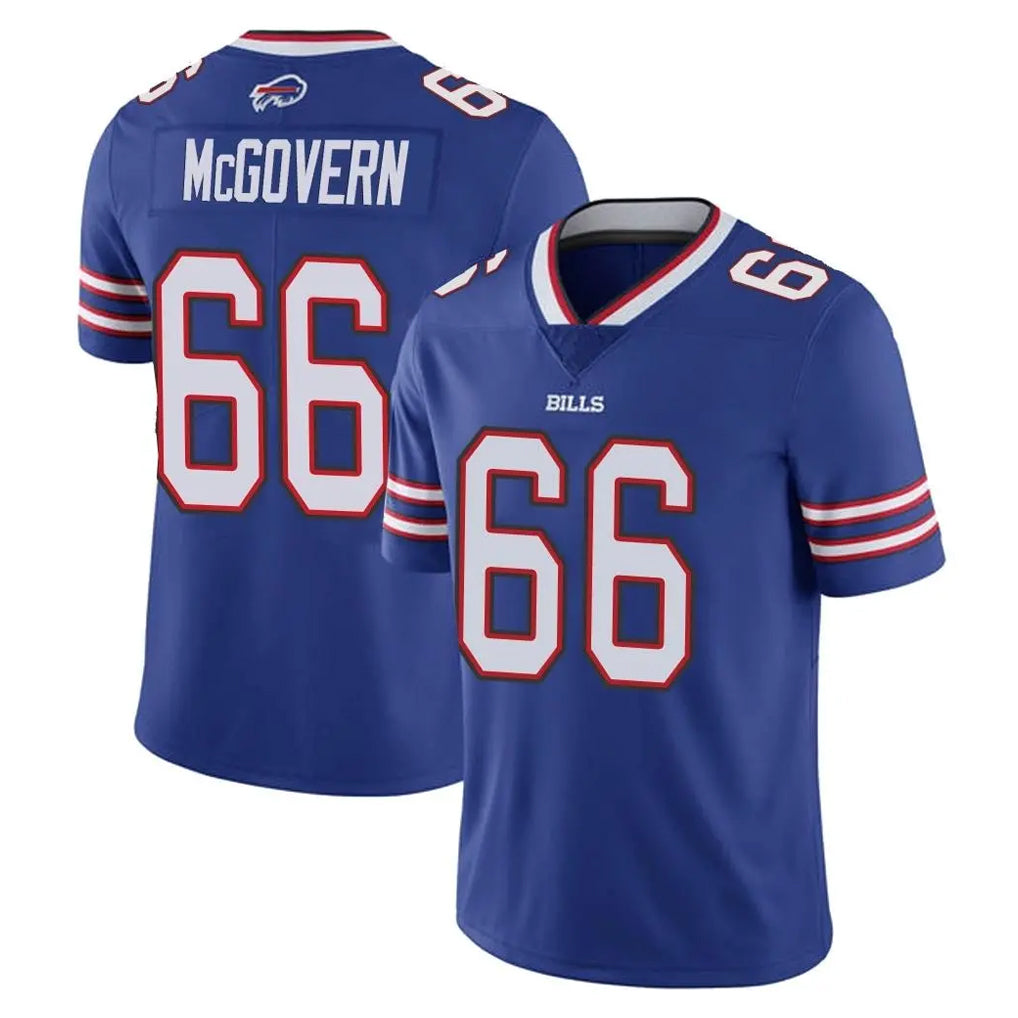 B.Bills #66 Connor McGovern Player Royal Vapor Untouchable Limited Kdoa Stitched Jerseys