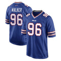 B.Bills #96 Deone Walker Player Royal Home Game Kdoa Stitched Jerseys