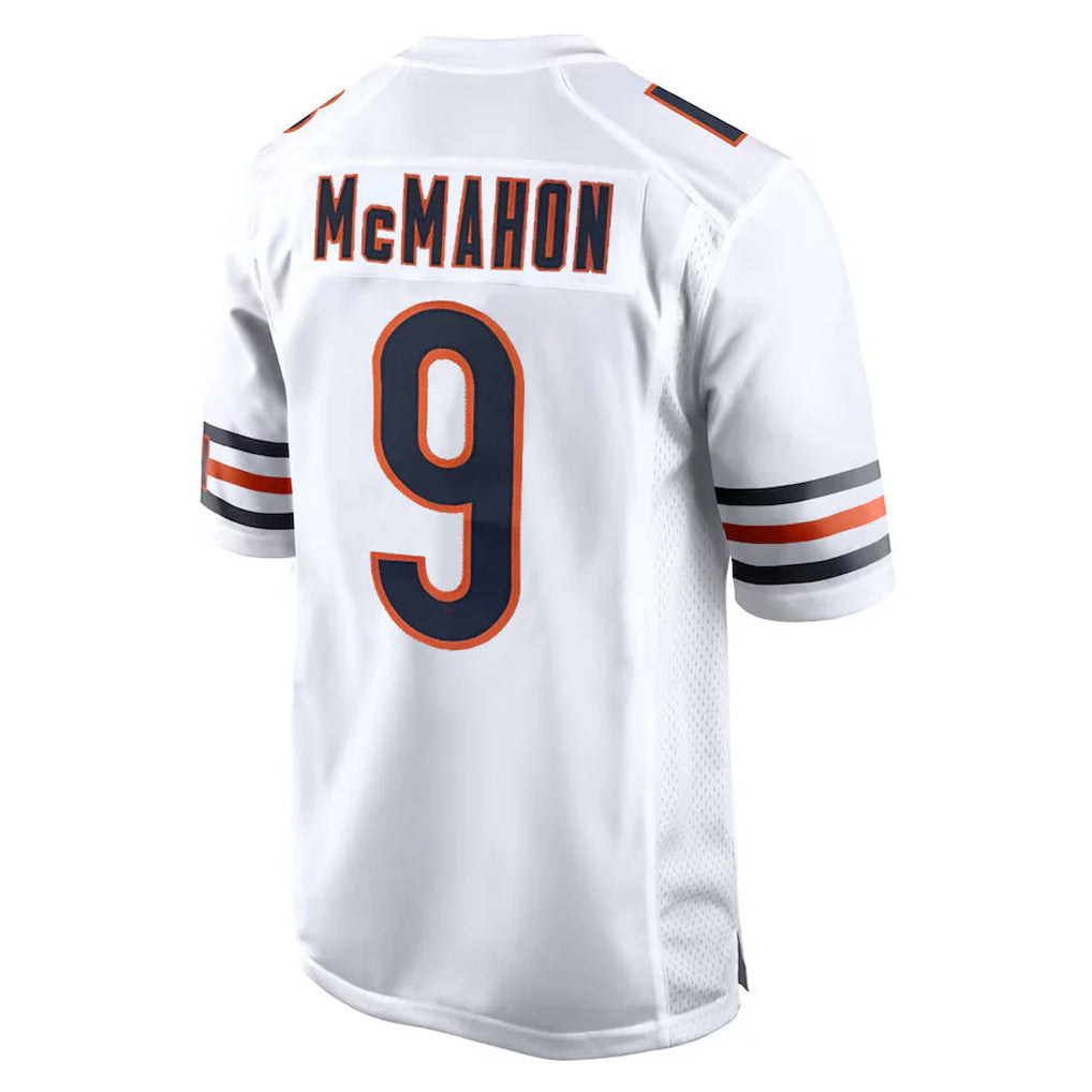 C.Bears #9 Jim McMahon Player White Home Game Kdoa Stitched Jerseys