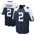 D.Cowboys #2 Cobie Durant Player Navy-White Alternate Home Game Xdoa Stitched Jerseys