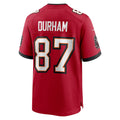 Kdoa TB.Buccaneers #87 Payne Durham Red Game Jersey