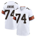 C.Browns #74 Elgton Jenkins Player White Home Game Kdoa Stitched Jerseys