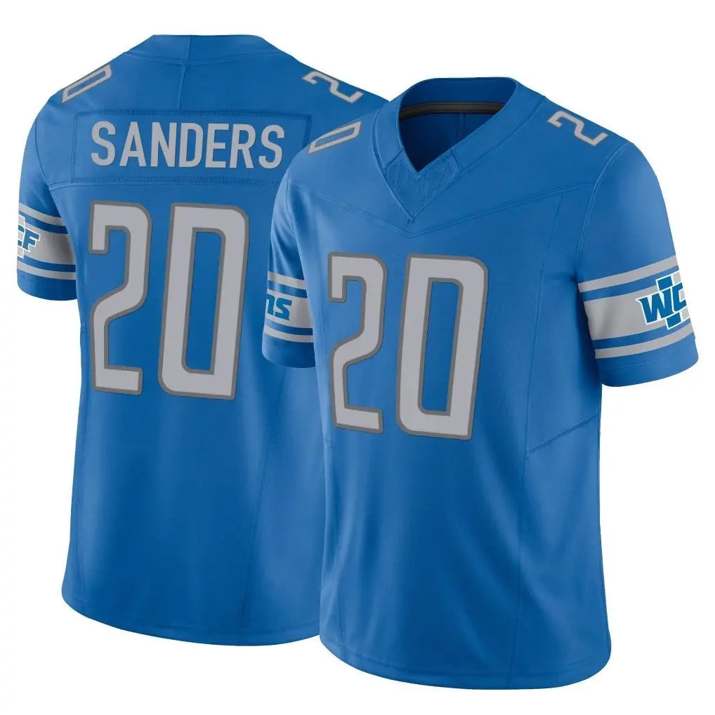 D.Lions #20 Barry Sanders Player Blue Vapor F.U.S.E. Limited Home Game Kdoa Stitched Jerseys