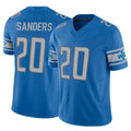 D.Lions #20 Barry Sanders Player Blue Vapor F.U.S.E. Limited Home Game Kdoa Stitched Jerseys