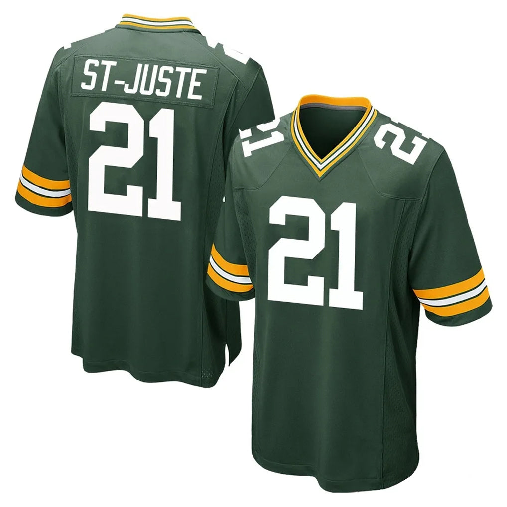 GB.Packers #21 Benjamin St-Juste Player Green Home Game Kdoa Stitched Jerseys