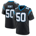 C.Panthers #50 Robert Hunt Player Black Limited Home Game Kdoa Stitched Jerseys