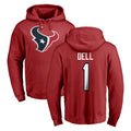 H.Texans #1 Tank Dell Player Red Pro Line Pullover Hoodie Limited Game Kdoa Stitched Jerseys