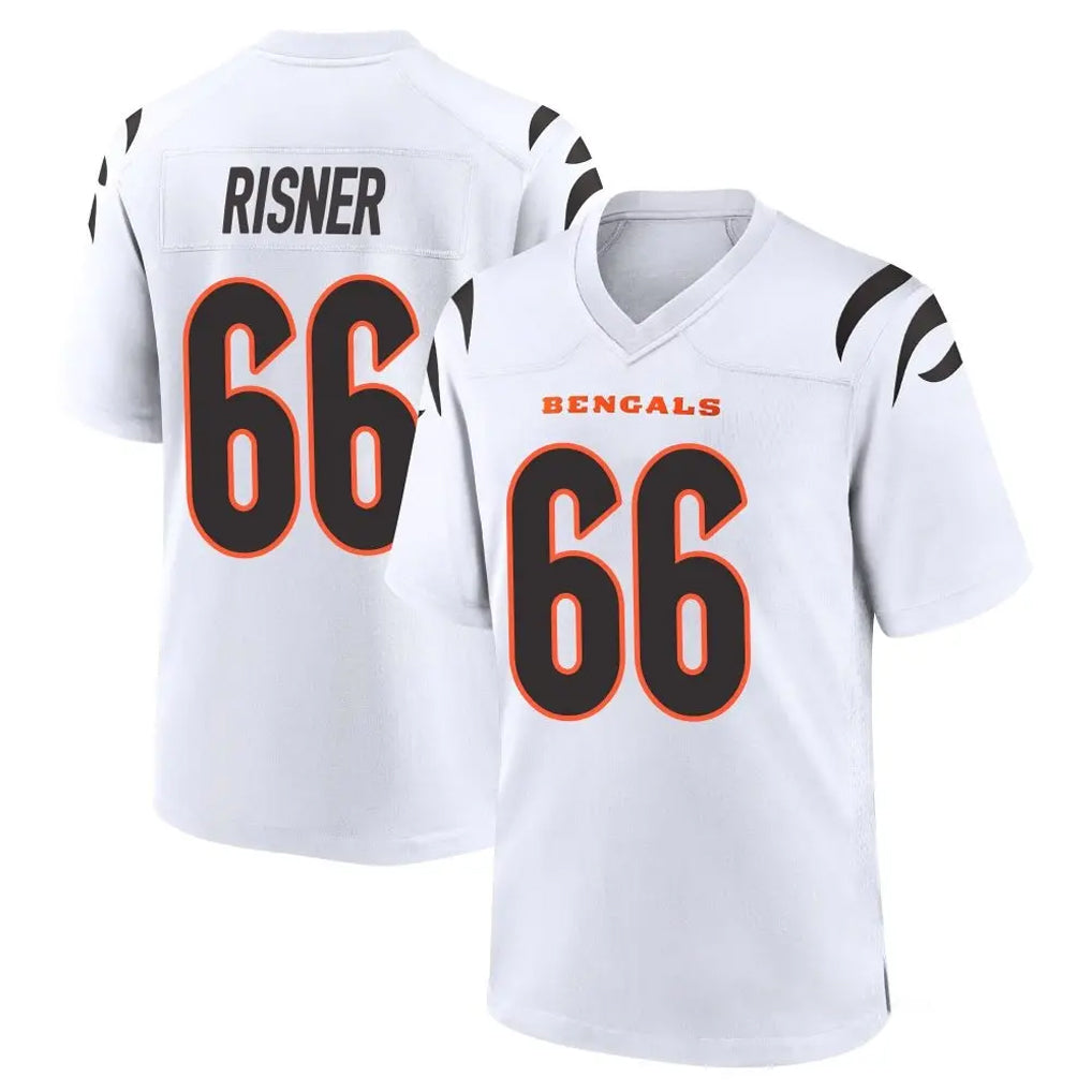 C.Bengals #66 Dalton Risner Player White Home Game Kdoa Stitched Jerseys