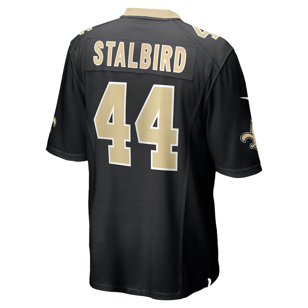Kdoa NO.Saints #44 Isaiah Stalbird Black Team Game Jersey