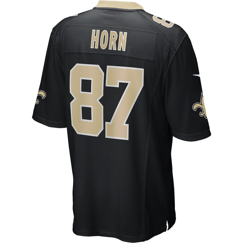 Kdoa NO.Saints #87 Joe Horn Black Game Retired Player Jersey