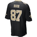 Kdoa NO.Saints #87 Joe Horn Black Game Retired Player Jersey
