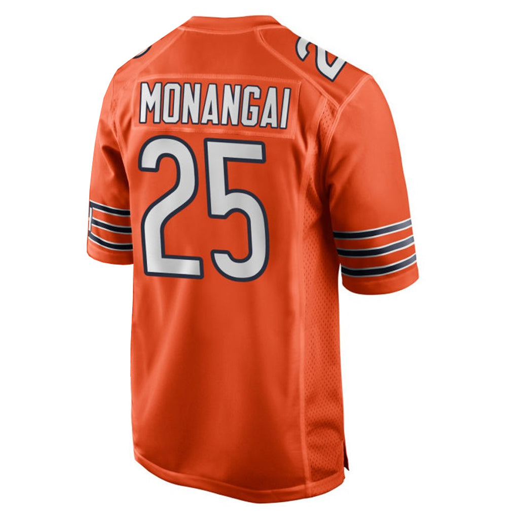 C.Bears #25 Kyle Monangai Player Orange Home Game Kdoa Stitched Jerseys