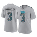 C.Panthers #3 Princely Umanmielen Player Gray Atmosphere Fashion Game Kdoa Stitched Jerseys