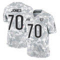C.Bears #70 Braxton Jones Player Arctic Camo Salute to Service Limited Kdoa Stitched Jerseys