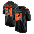 C.Bengals #64 Ted Karras Player Black Fashion Game Kdoa Stitched Jerseys