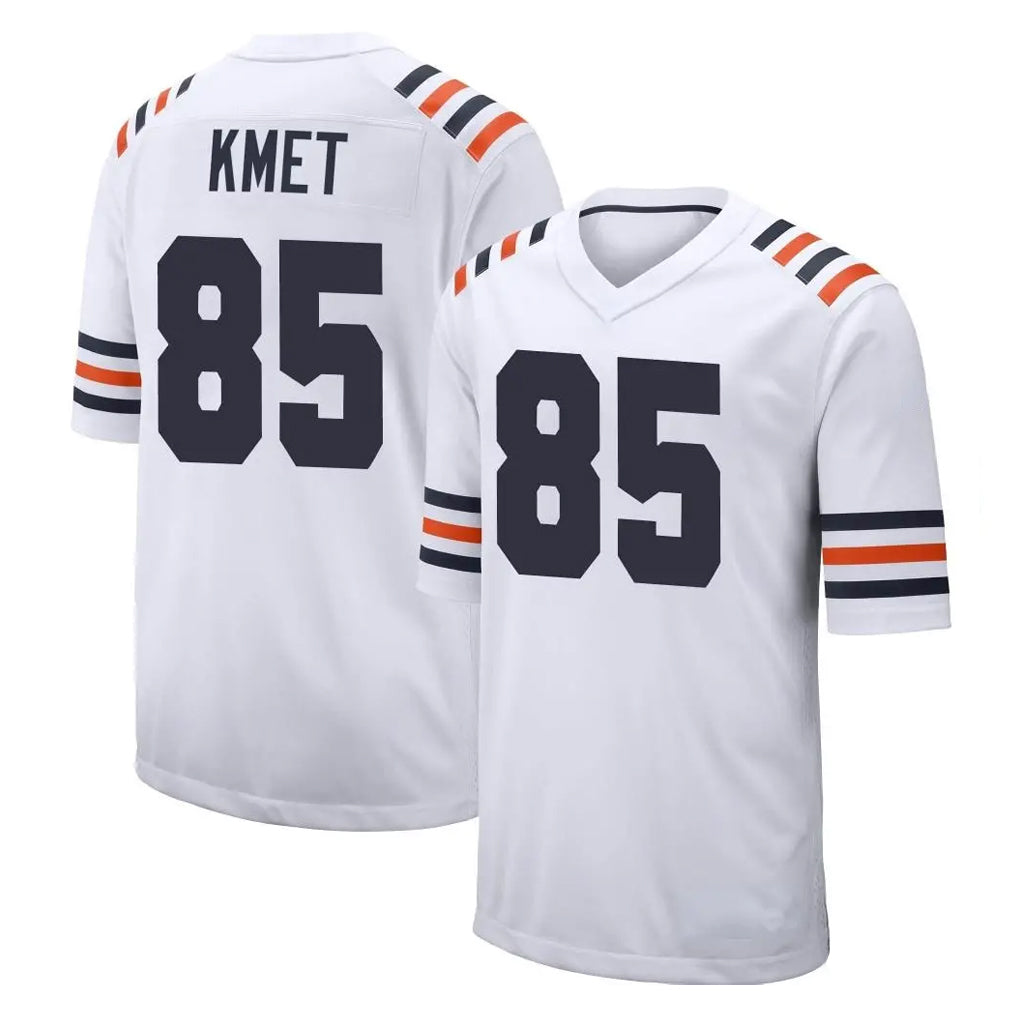 C.Bears #85 Cole Kmet Player White Classic Home Game Kdoa Stitched Jerseys