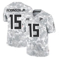 A.Falcons #15 Brian Robinson Player Camo Salute to Service Limited Kdoa Stitched Jerseys