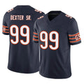 C.Bears #99 Gervon Dexter Sr. Player Navy Vapor F.U.S.E. Limited Home Game Kdoa Stitched Jerseys