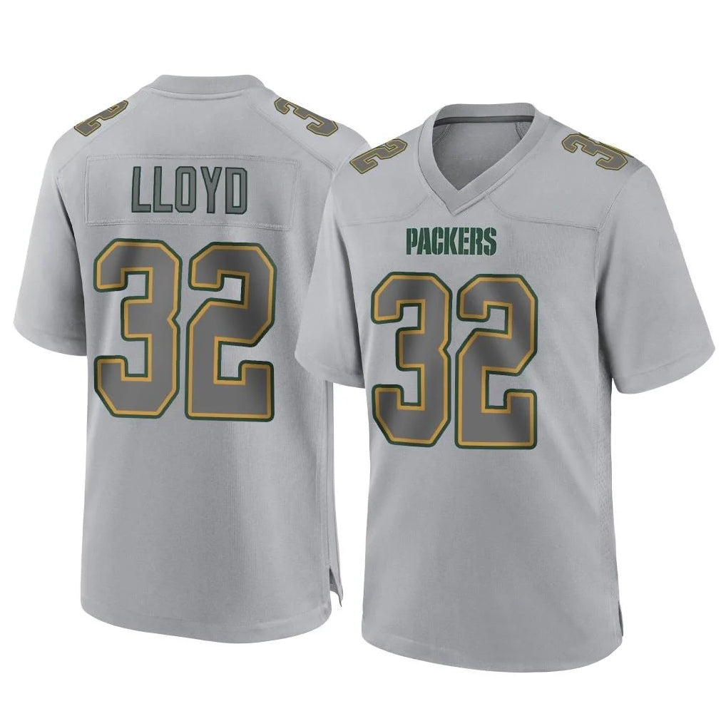 GB.Packers #32 MarShawn Lloyd Player Gray Atmosphere Fashion Home Game Kdoa Stitched Jerseys