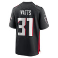 Kdoa A.Falcons #31 Xavier Watts Black Team Game Jersey